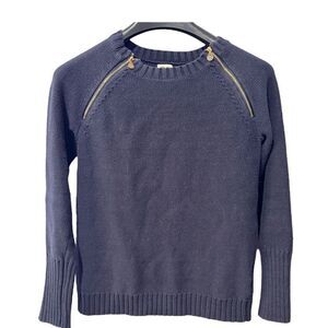 Anne Klein woman's size large navy knit‎ sweater